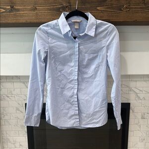 H&M Light Blue striped Women's shirt Top 4 for $20